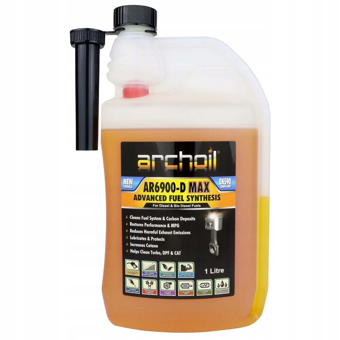 Archoil AR6900-D Max Advanced Fuel Synthesis Pd & Cr Diesel 1000ml