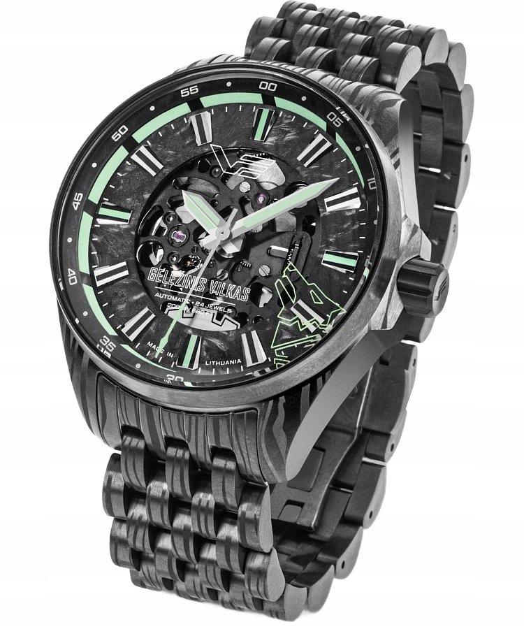 Pánské hodinky Vostok Europe Železný vlk Automatic Limited Edition Skeleton
