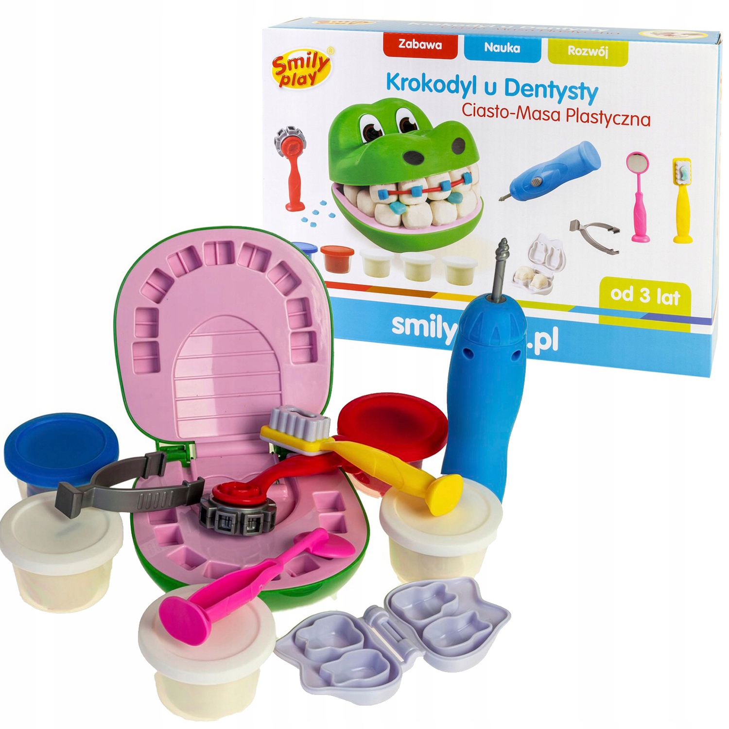 

Ciasto-masa Plastyczna Krokodyl U Dentysty Smily