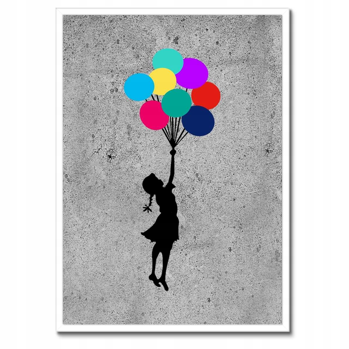 Plakáty v rámu 50x70 Banksy Duhové zvednutí
