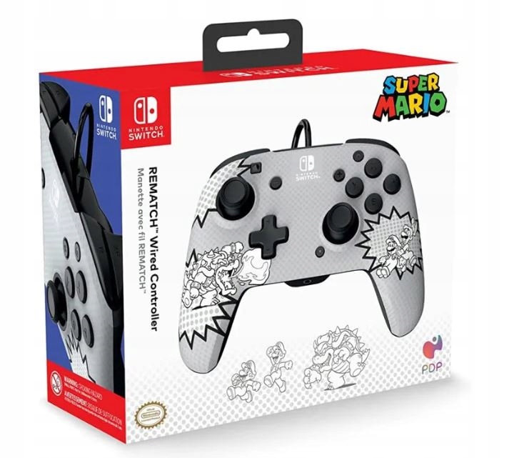 Pdp Rematch Wired Controller Comic Attack