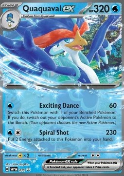 ORYGINALNA KARTA POKEMON Quaquaval ex (SVP 035) PROMO