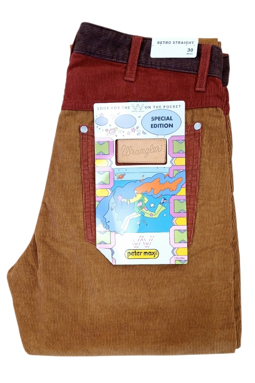 Wrangler Retro Straight Tobacco Cord Pánské Manšestrové Kalhoty W31