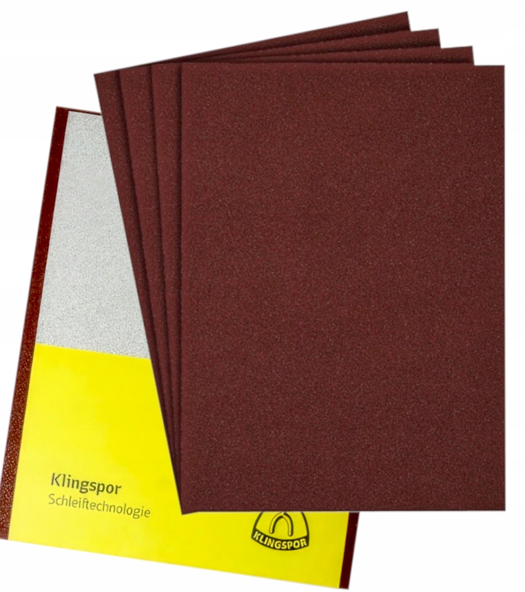 Płótno Papier Ścierny Do Drewna Metalu Arkusz Klingspor KL375J P60 50szt