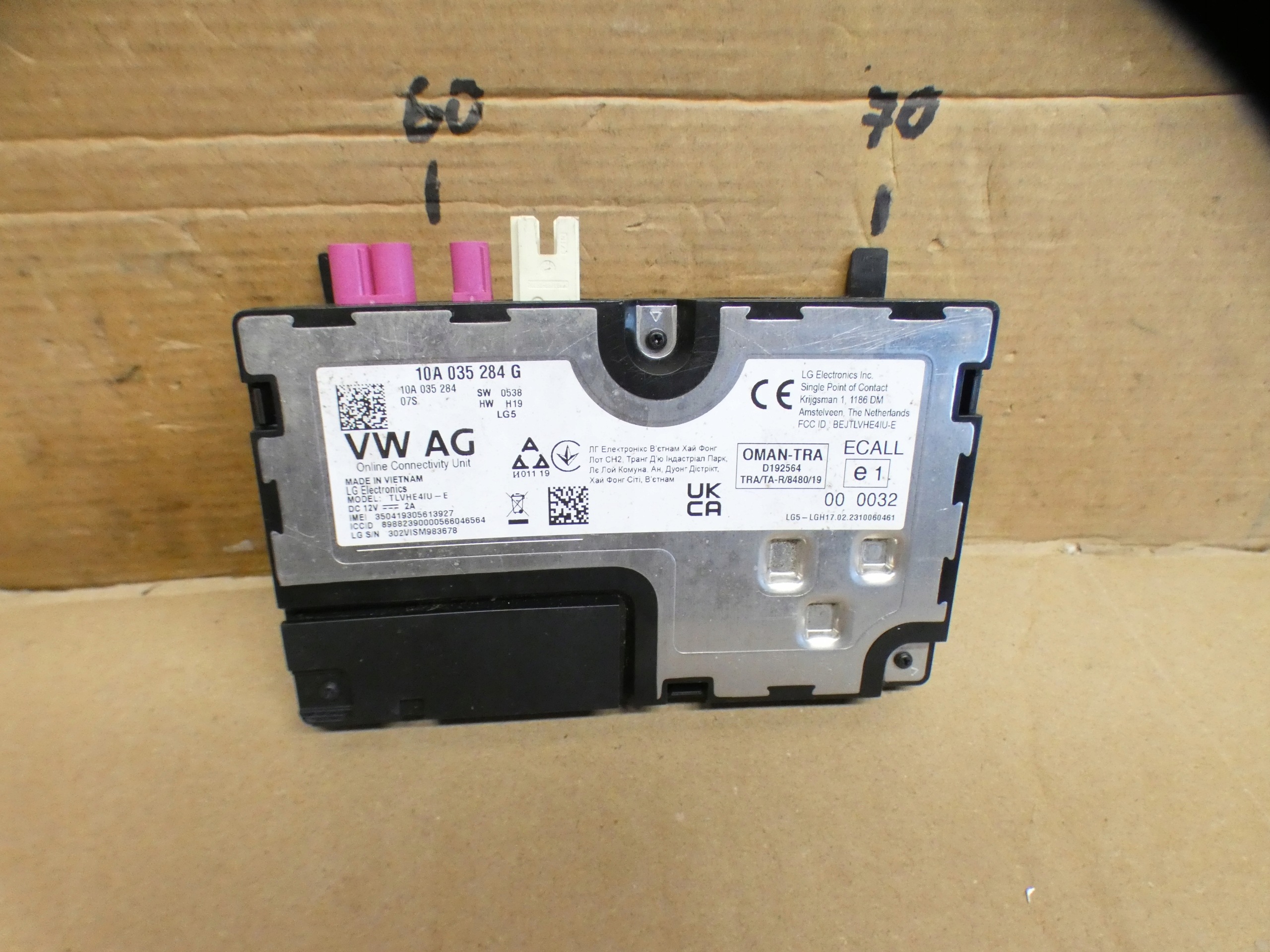 modul riadiaca jednotka ONLINE 10A035284G VW