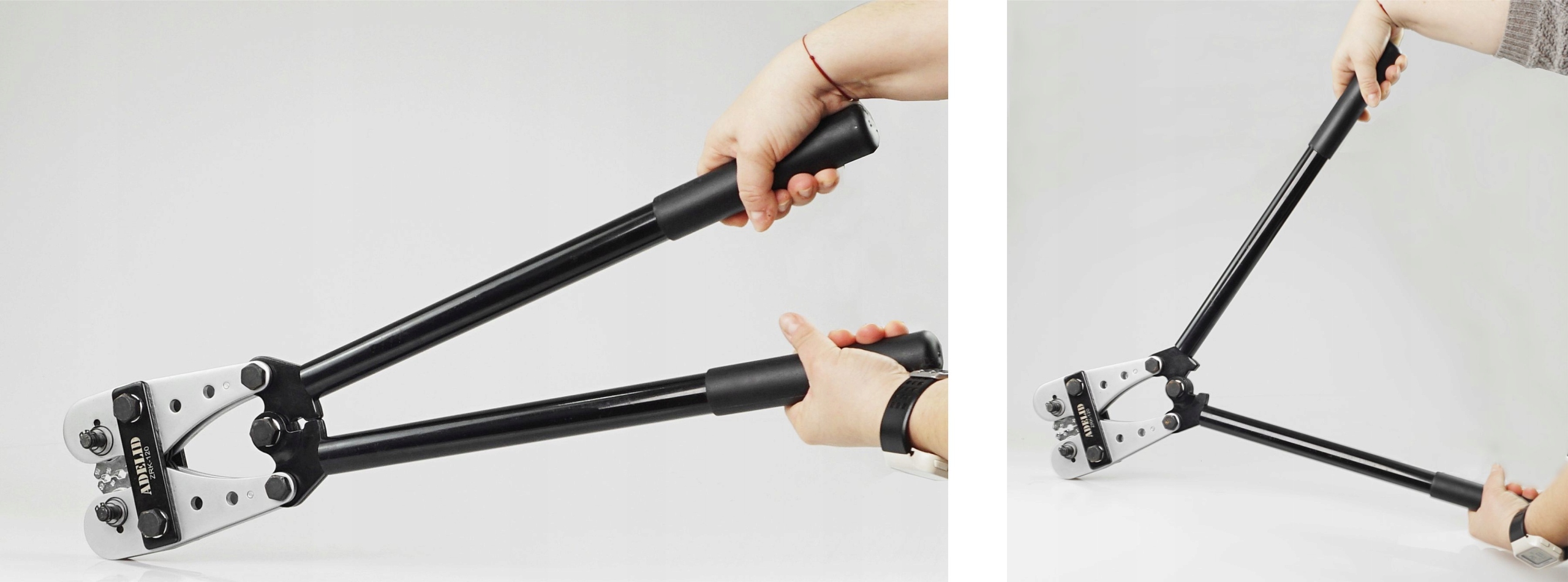 ZACISKARKA PRASKA DO KABLI TULEJEK KOŃCÓWEK 10-120 Model ZRK-120