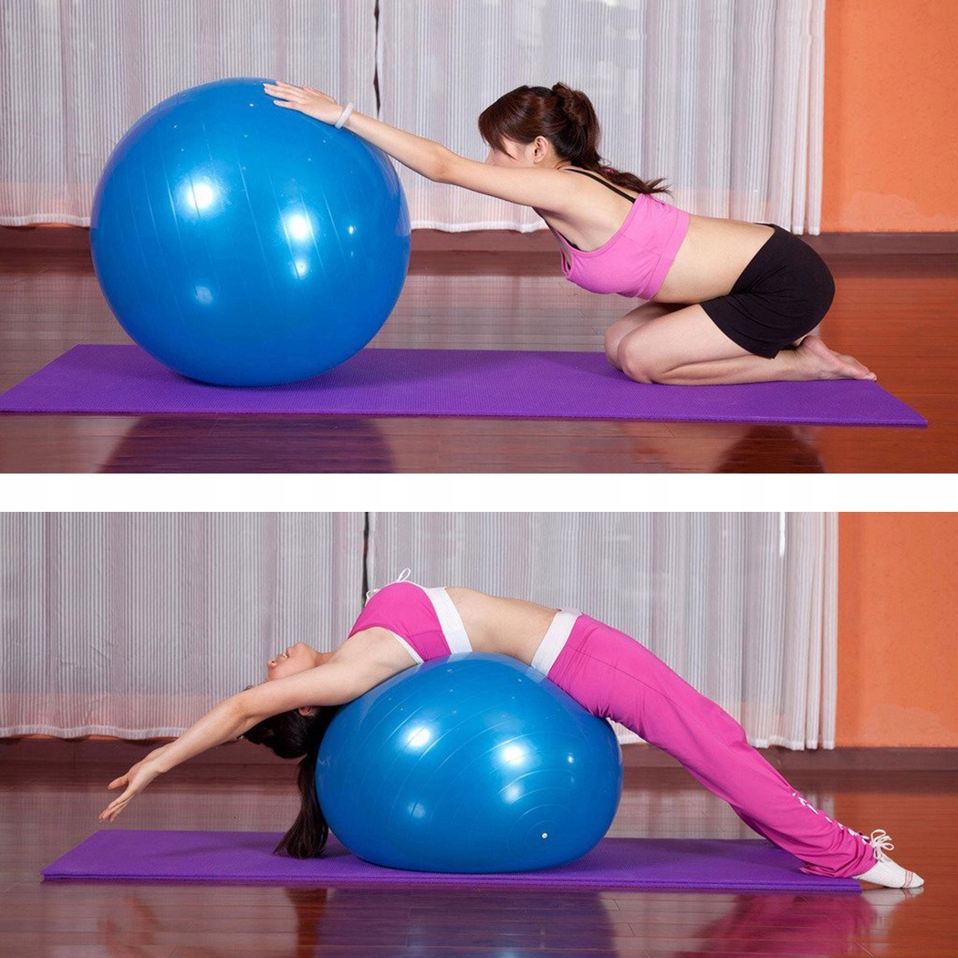 DUŻA PIŁKA GIMNASTYCZNA 65 REHABILITACYJNA + POMPKA do ćwiczeń Marka inna