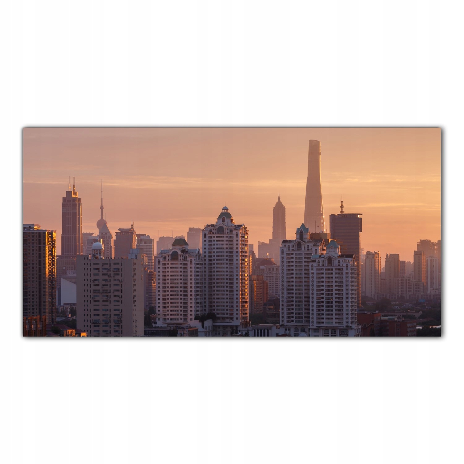 

Obraz na szkle Foto Shanghai Zachód Słońca 140x70