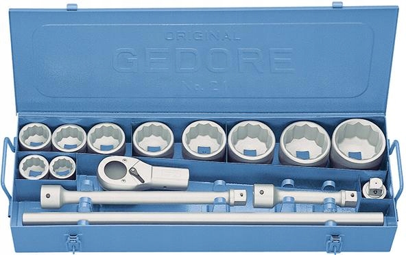 ZEST.NASADEK 1" D21 EMU-10, 15-CZ. GEDORE