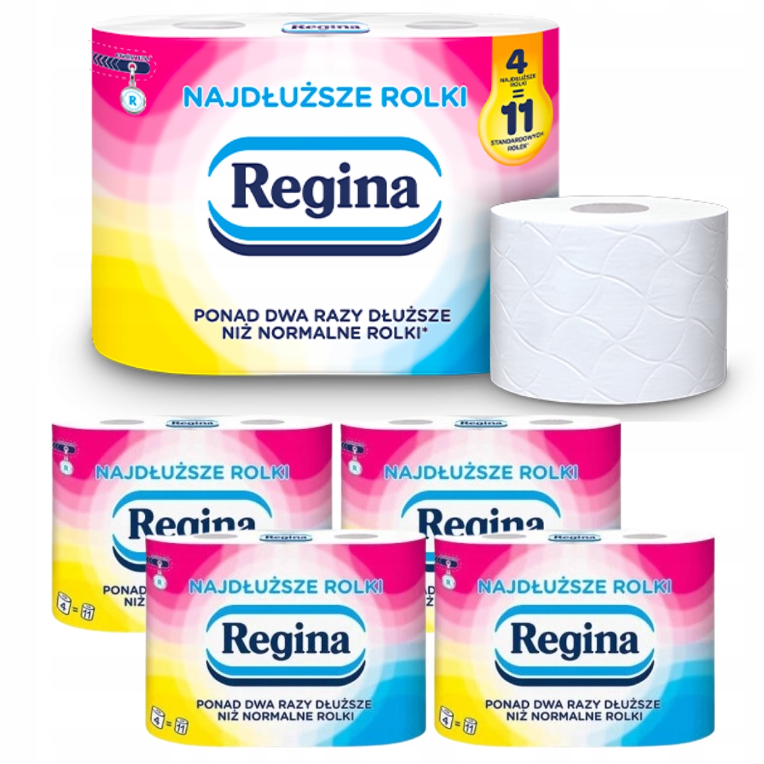 Papier toaletowy Regina Najdłuższe Rolki PAKIET
