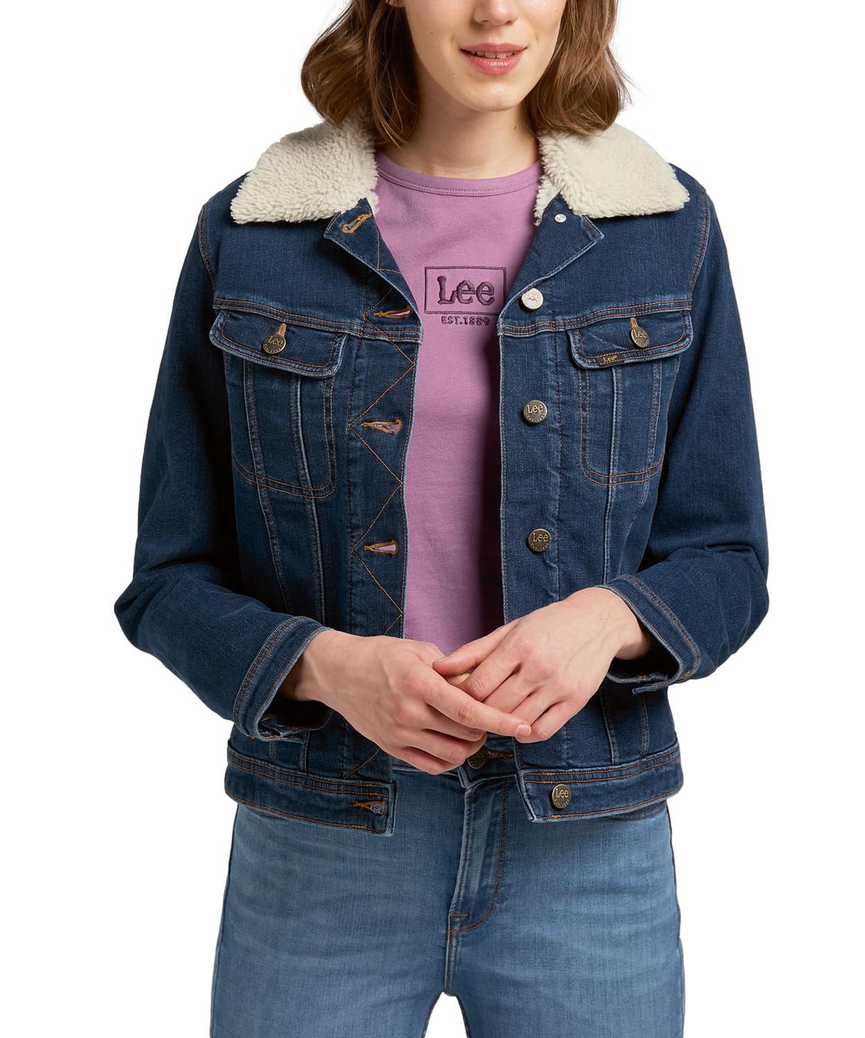 Katana Lee Sherpa Rider Jacket L54VSQZG Blue Xs