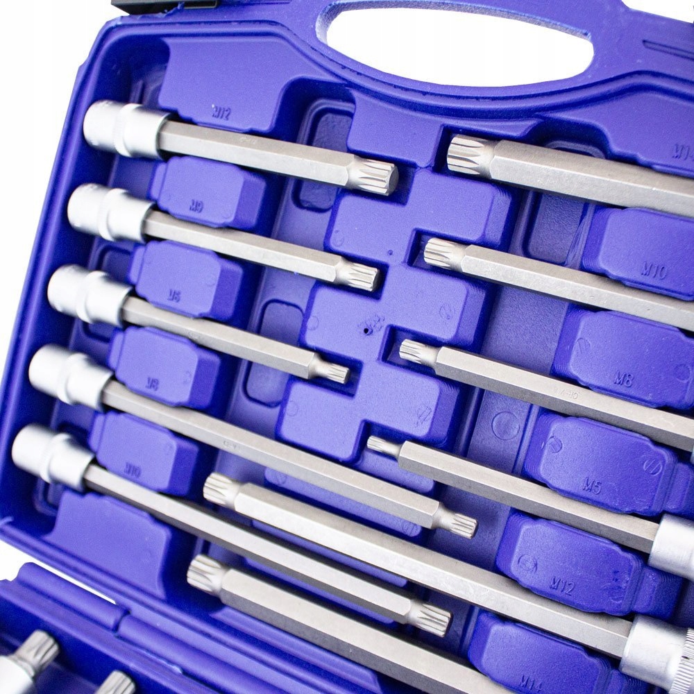 ZESTAW KLUCZY NASADOWYCH WIELOZĘBNYCH Z WALIZKĄ 26EL. Marka Bituxx