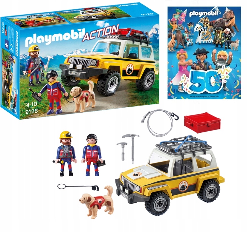 Playmobil Klocki 9128 Pojazd Ratownictwa Górskiego