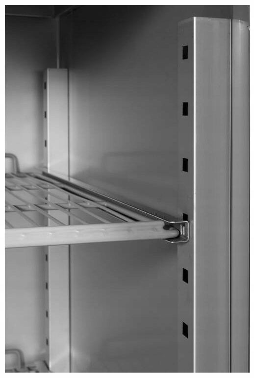 Szafa chłodnicza przeszklona GN 2/1 650L LED 83x74x201 cm Yato YG-05225
