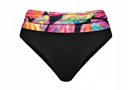 Plavkové kalhotky Feba FD10/902 Černá XL Vyšší Úroveň Korekce Břicha