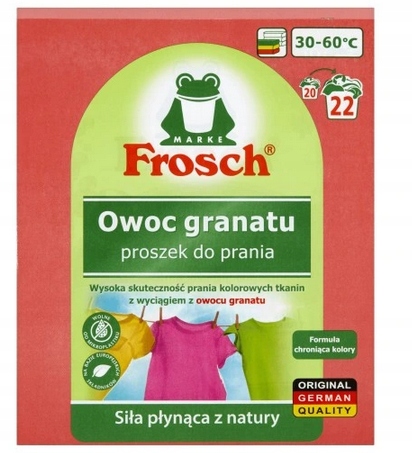 

Frosch Proszek do prania kolorów 1,45 kg