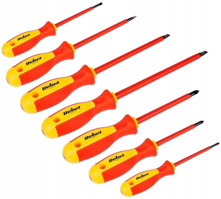 

Zestaw śrubokrętów izolowanych 1000V RB-1101 Rebel
