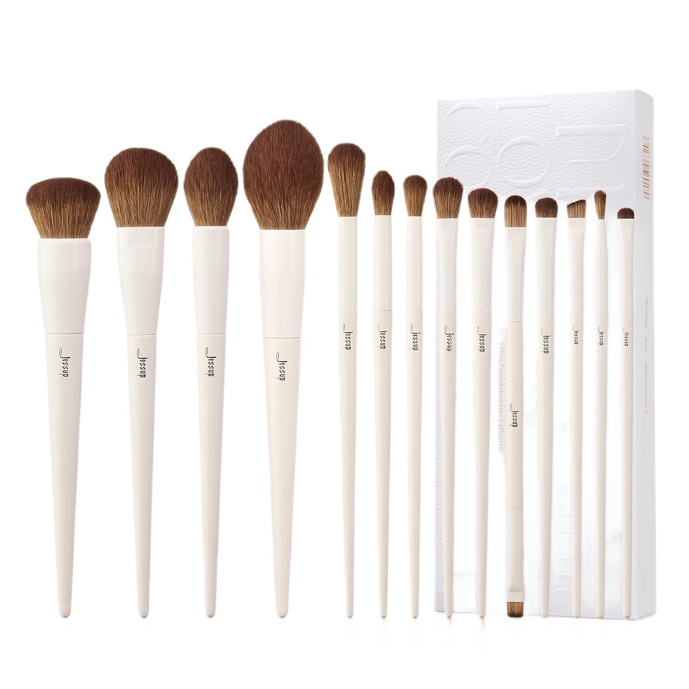 Jessup Luxury Light Gray Comprehensive Brush sada štětců na líčení
