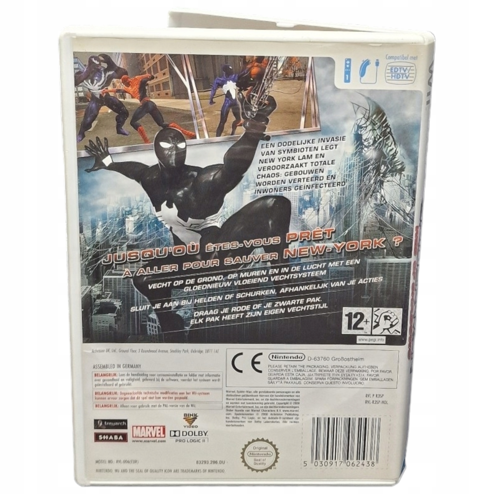 Spider-Man Web Of Shadows Wii Nintendo Wii Wydawca Activision Blizzard