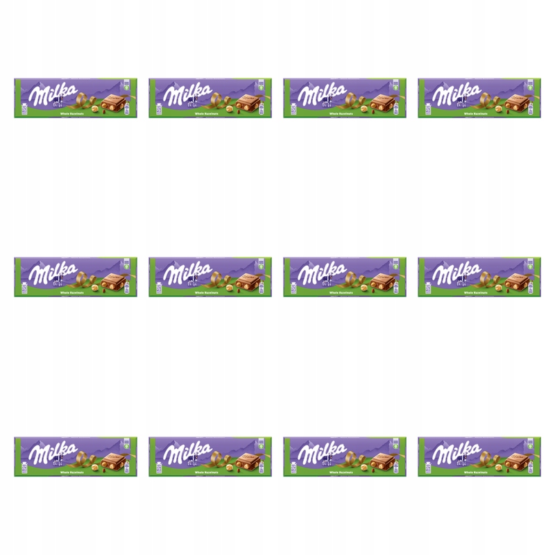 Milka Whole Nuts 250 g X12