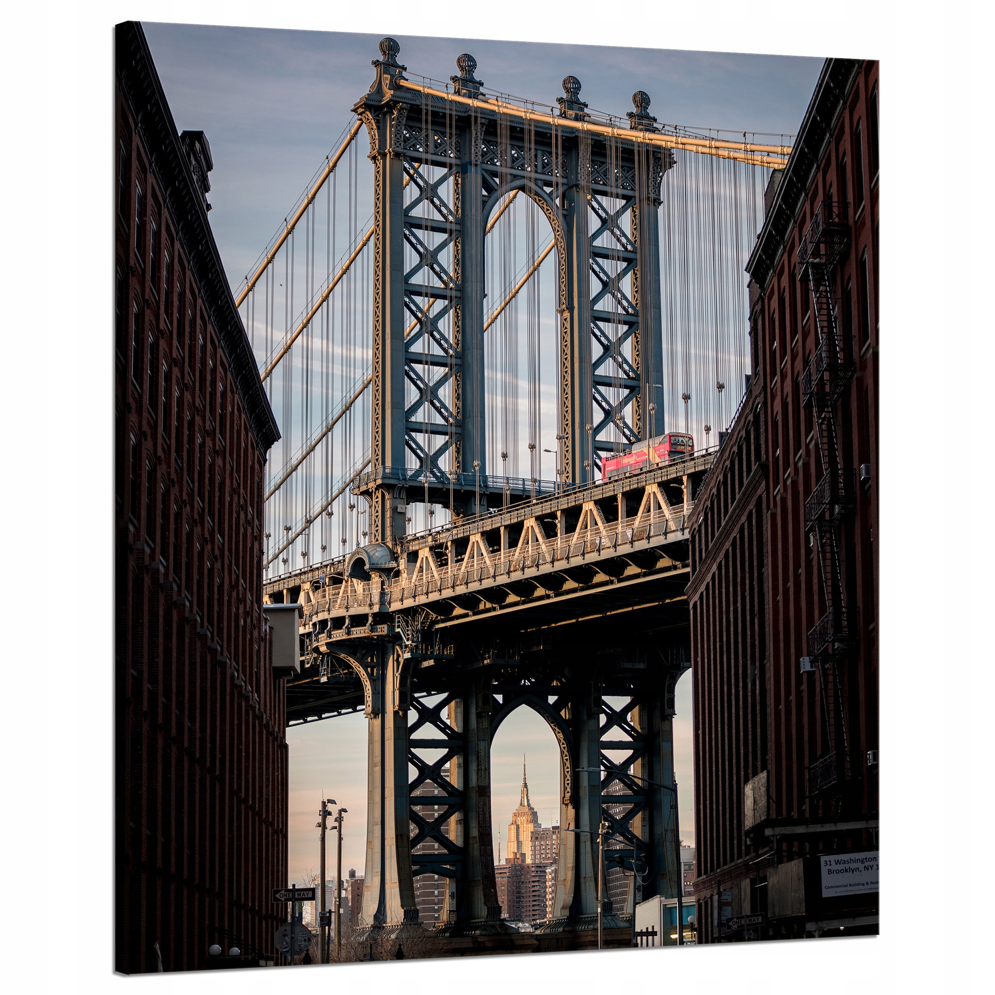Canvas Obraz Architektura most New York Usa 80x100 cm