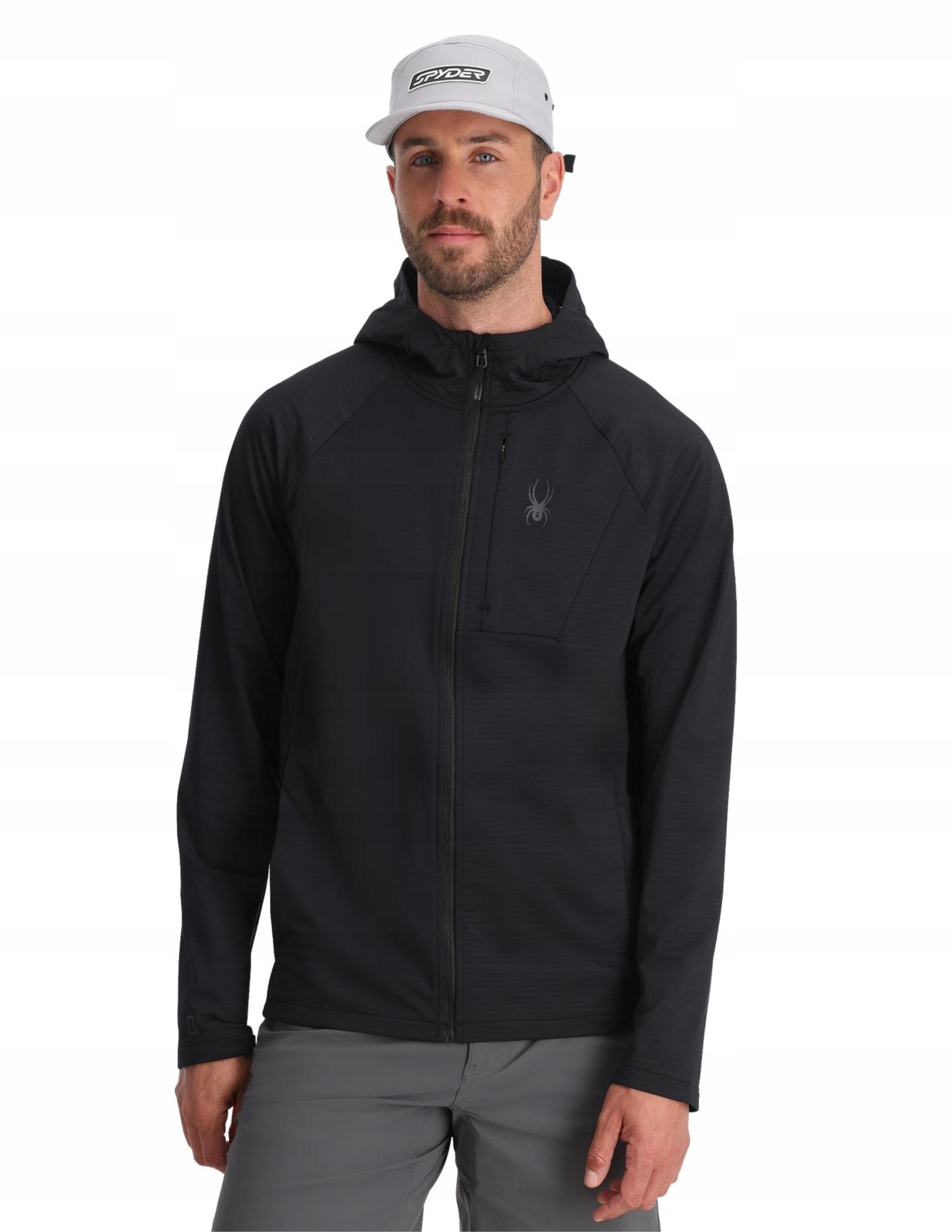 Bluza męska Spyder Gridweb Hoodie Czarny S