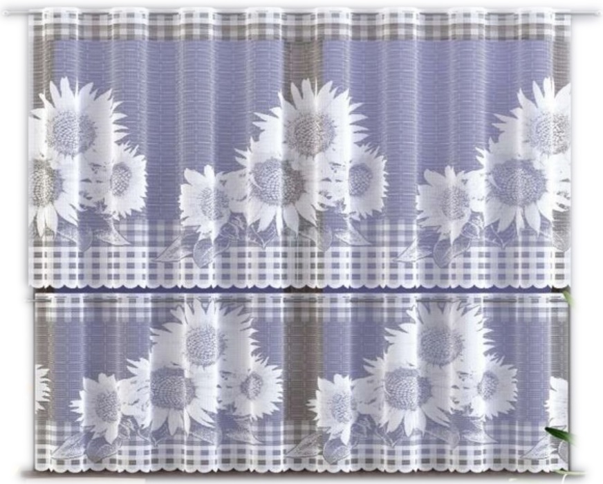 

Firana wzór Słoneczniki rozm.200x90cm(z obszyciem)