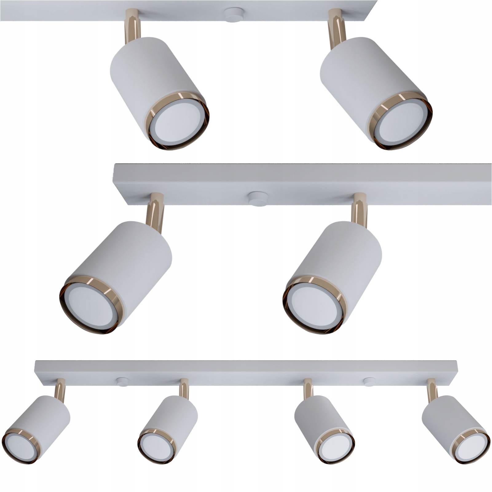 Stropné Svietidlo Stropná závesná lampa spotová lampa 4x GU10 lampy typu Tuba