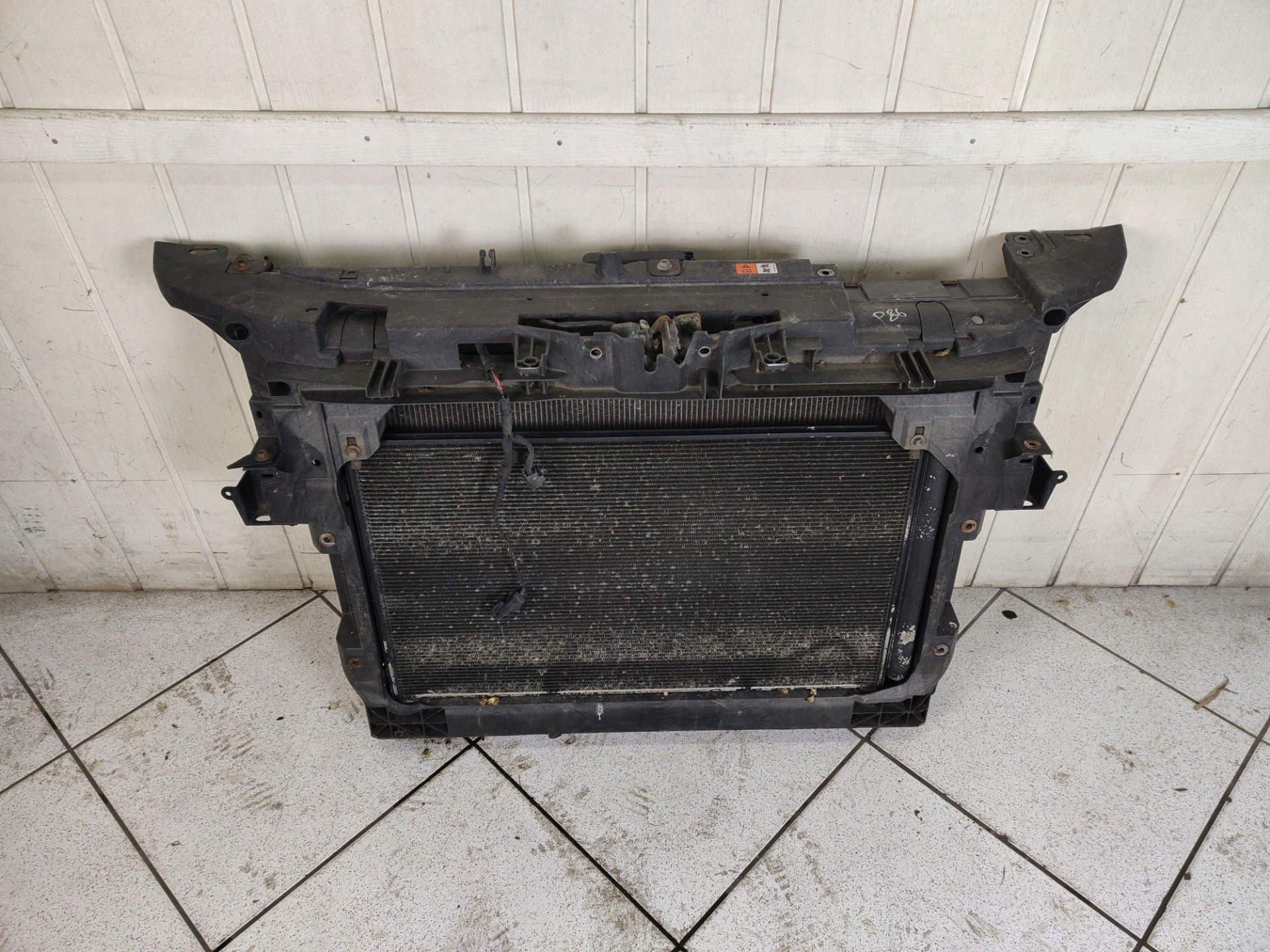 support panel for radiators pillar iron Mazda CX-9 facelift 2009