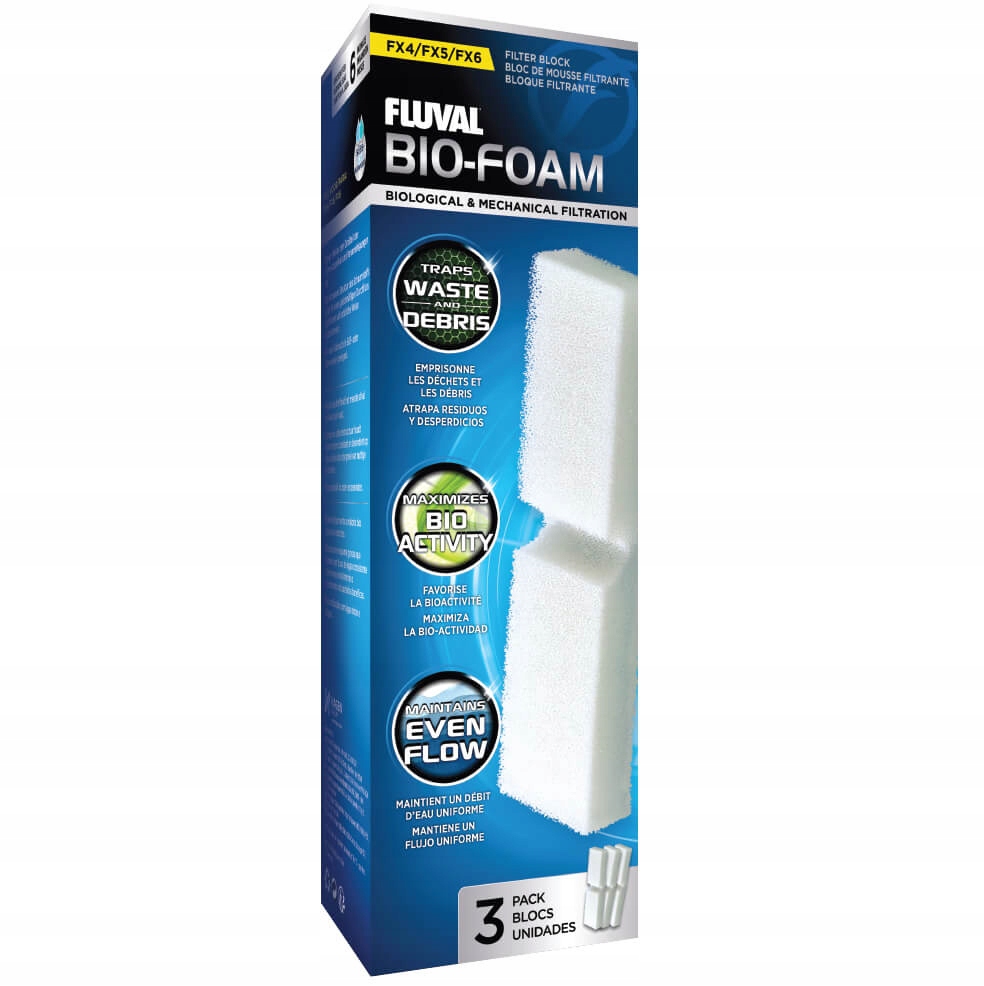 

Fluval Wkład gąbkowy 3szt do filtra FX-4/FX-5/FX-6
