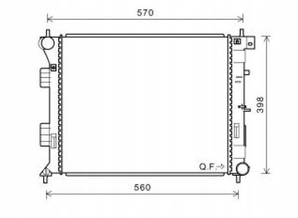 Chłodnica Hyundai I30 11.2011-