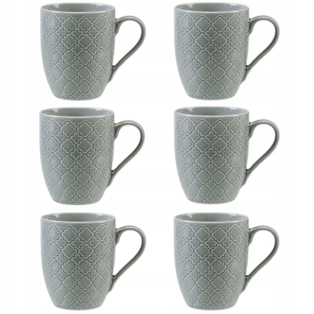 

Lubiana zestaw 6 kubków 350ml Marrakesz szary K10