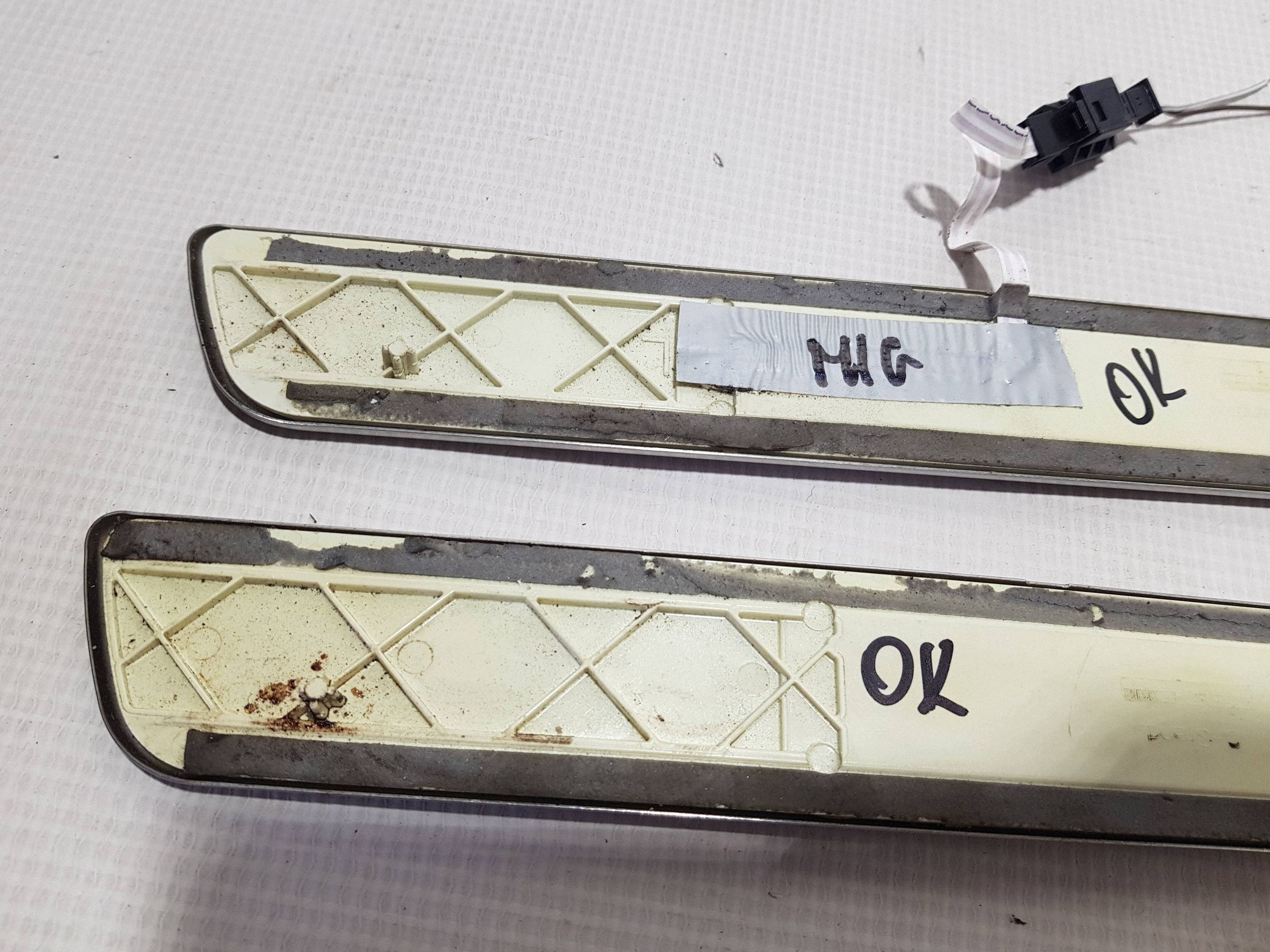 caps mouldings threshold front right left Komplet Mercedes GL X166