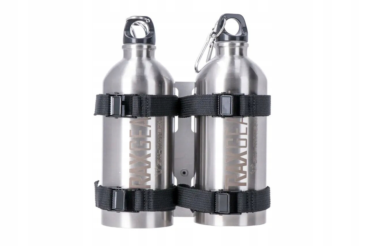 Sada fliaš 2x0,6 l spolu s upevňovacím držiakom Sw-motech Trax Bottle 2