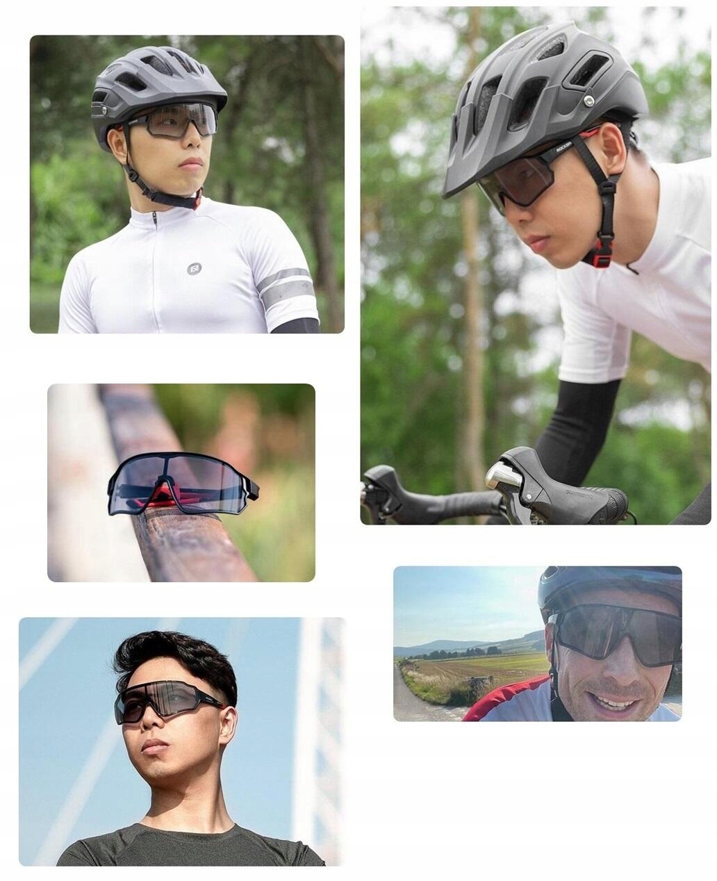 Rowerowe Okulary PRZECIWSŁONECZNE FOTOCHROM Ramka Kod producenta 10135