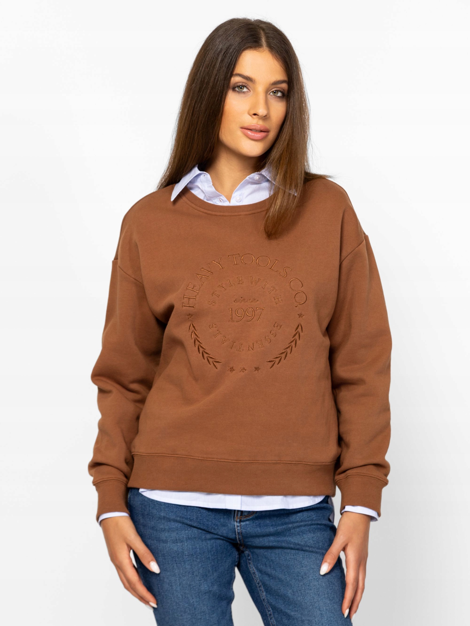 Heavy Tools Dámská Tepláková Mikina Daichi Caramel Karamelová XL