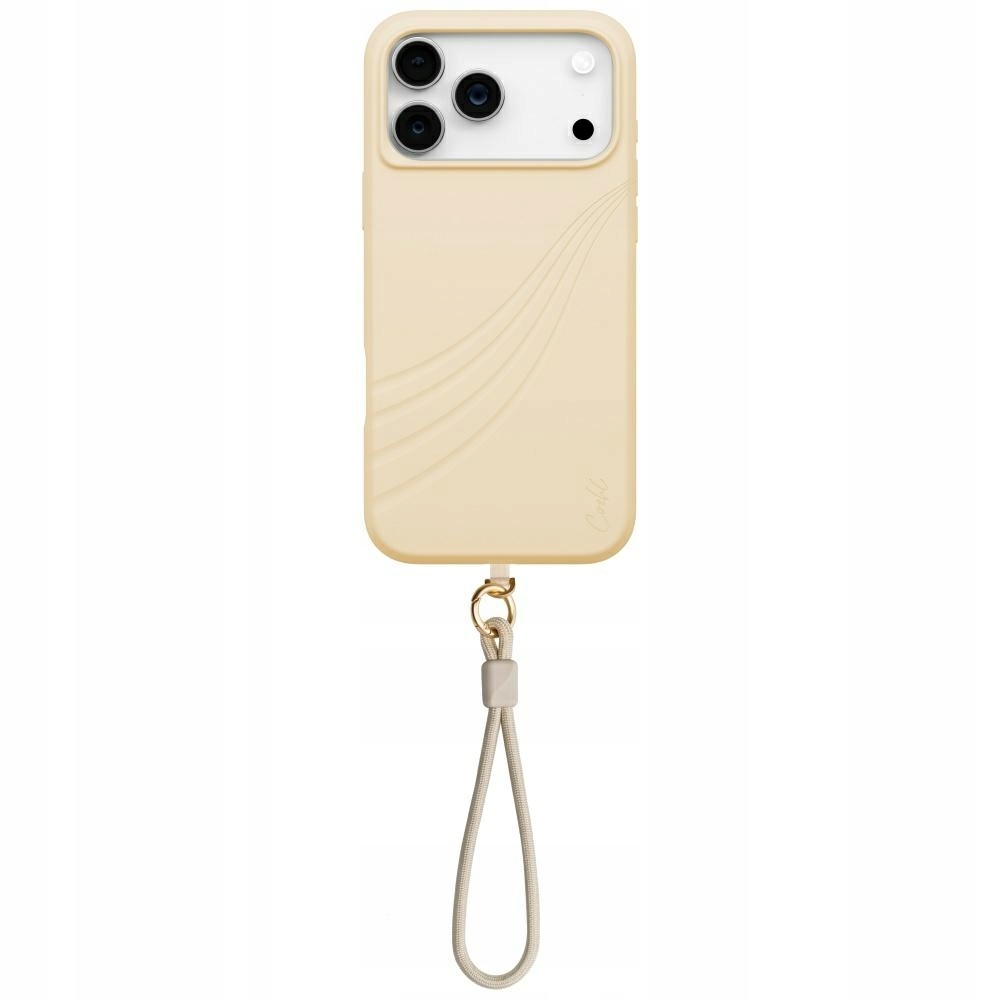 Pouzdro Uniq Coehl Serina pro iPhone 17 Pro Max s magnetickým nabíjením, béžové