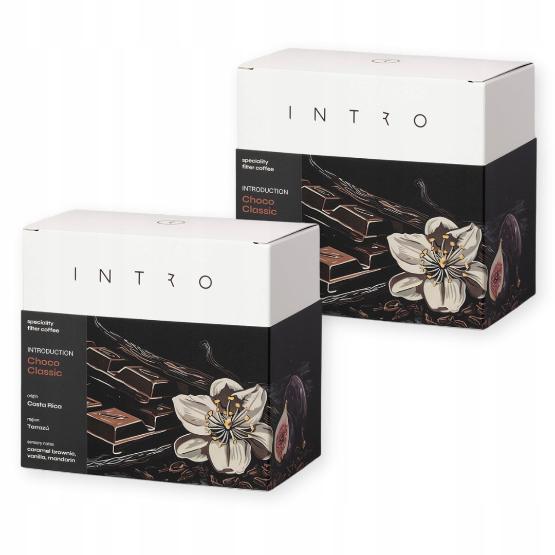 Levně Káva zrnková 2x250 g Choco Classic Kostarika, káva single Intro