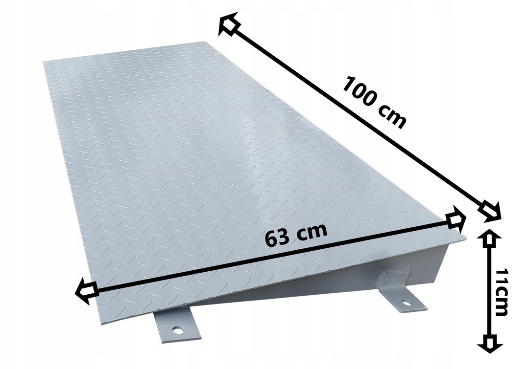 Nájezd Na Plošinovou Váhu 100 cm Skladová Rampa Pro Nájezd Na Kočárek