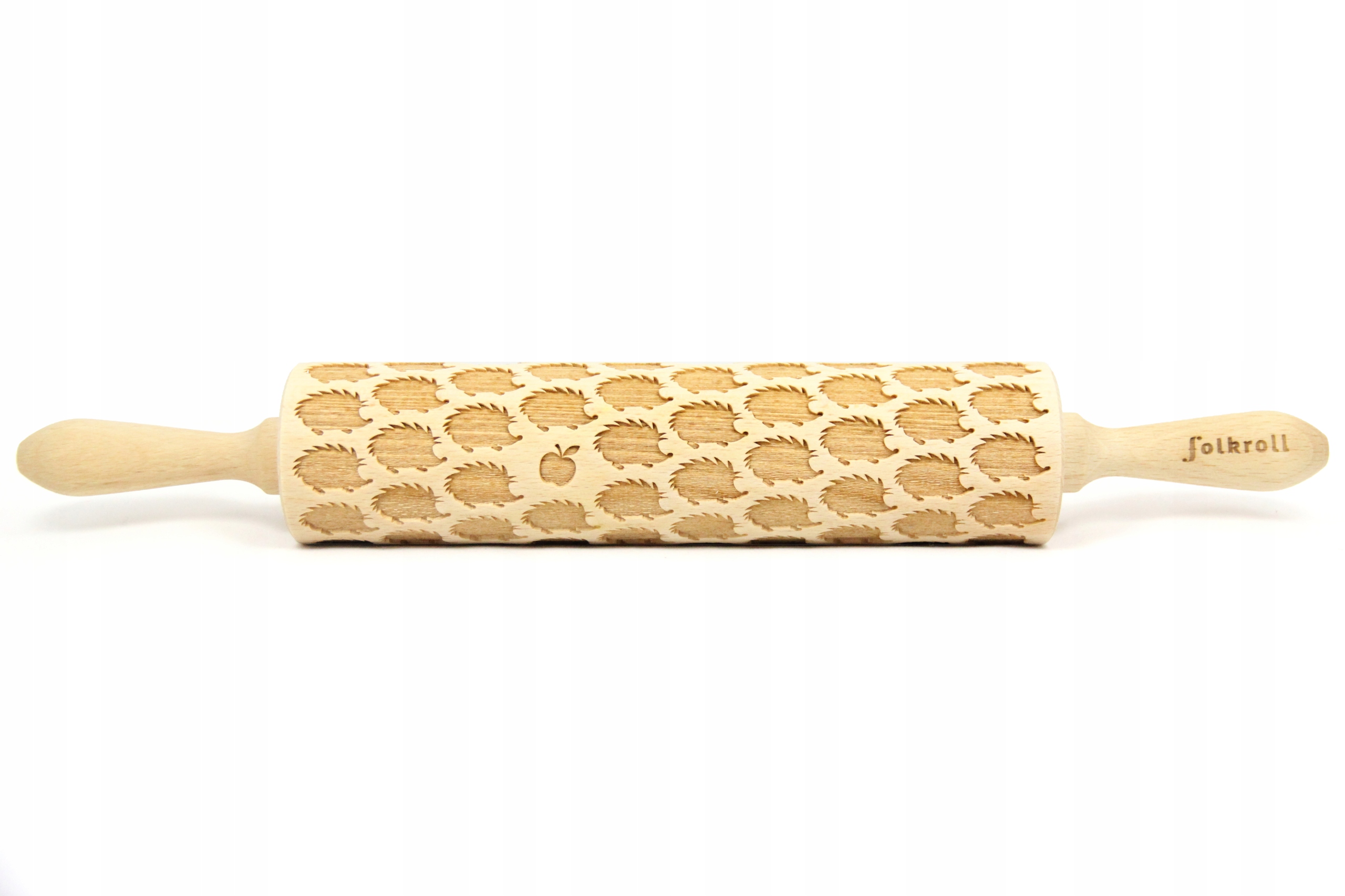 Wałek grawerowany wzór JEŻE, duży