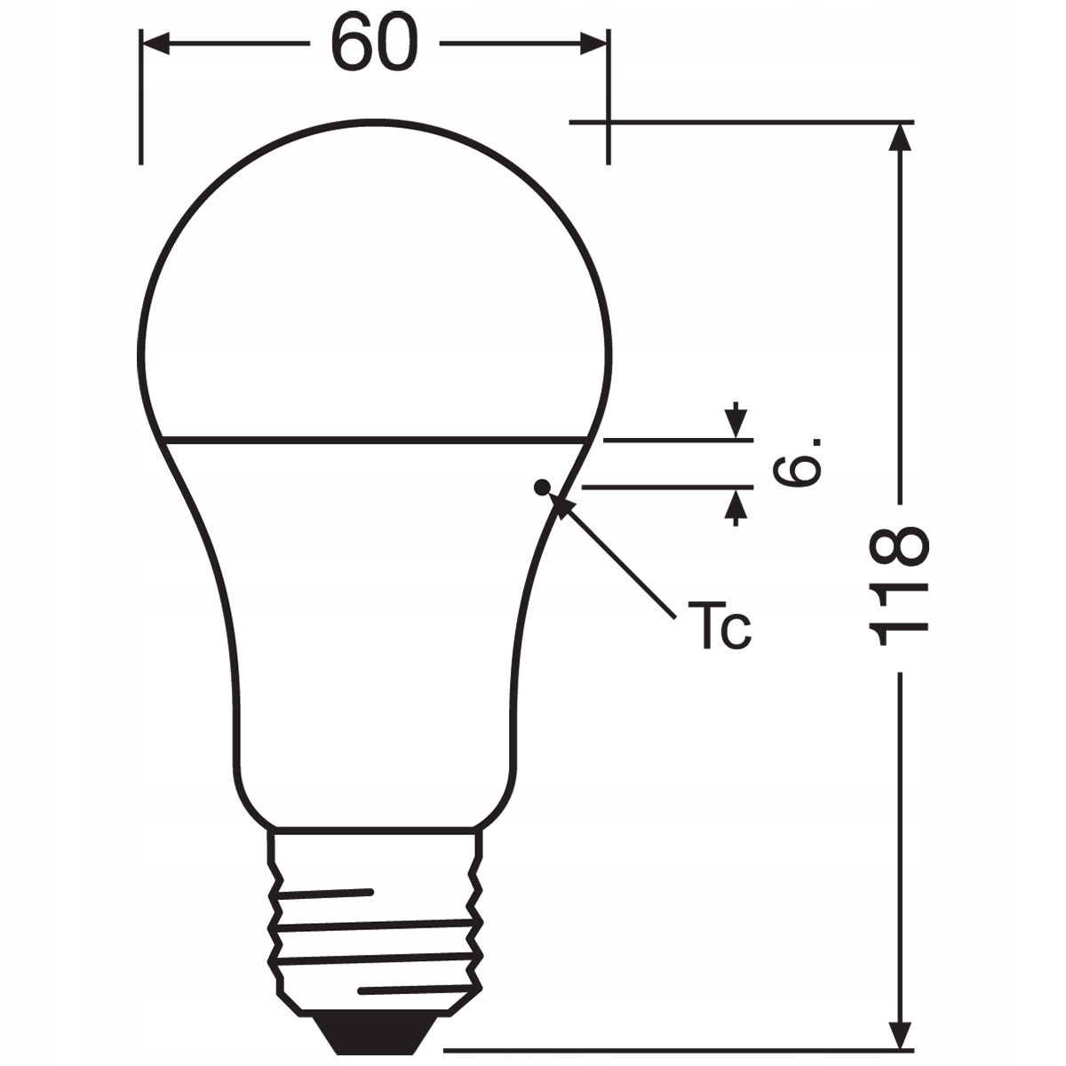 3x Żarówka E27 LED 14W = 100W 1521lm 2700K OSRAM Rodzaj gwintu E27