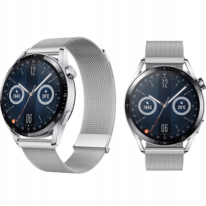 PASEK BRANSOLETA DO HUAWEI WATCH GT2 42mm GT3 42mm ELEGANT KOLORY NA MAGNES Długość 208 mm