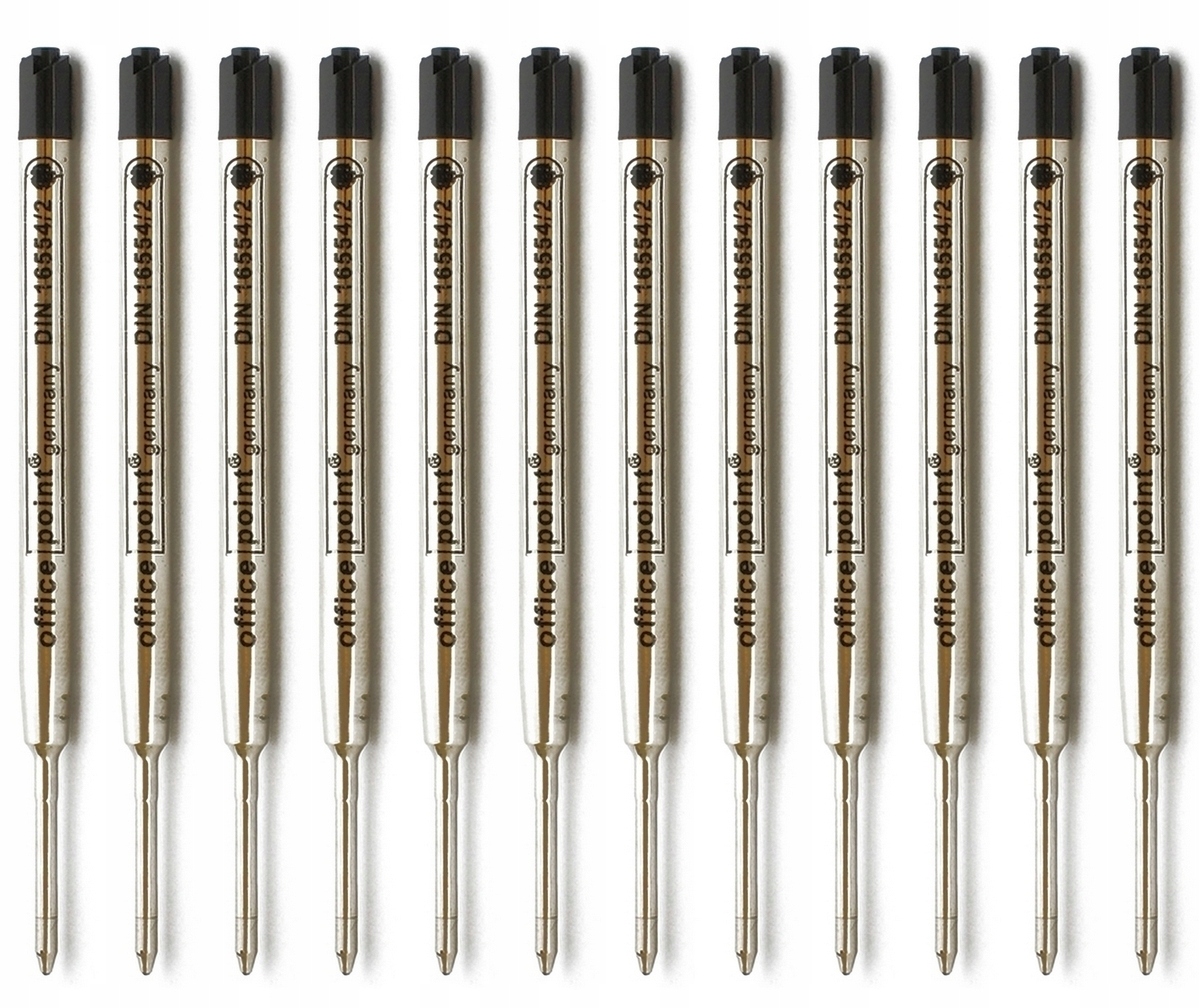 

Wkład Metal Do Długopisu Typu- Parker_ Op 12 Szt