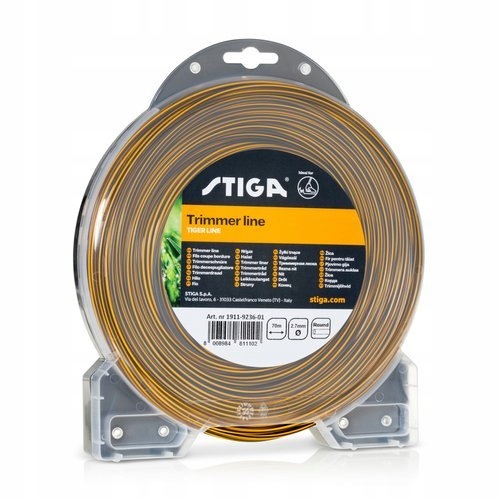 

Żyłka tnąca Stiga Tiger okrągła 2,7 mm x 70 m