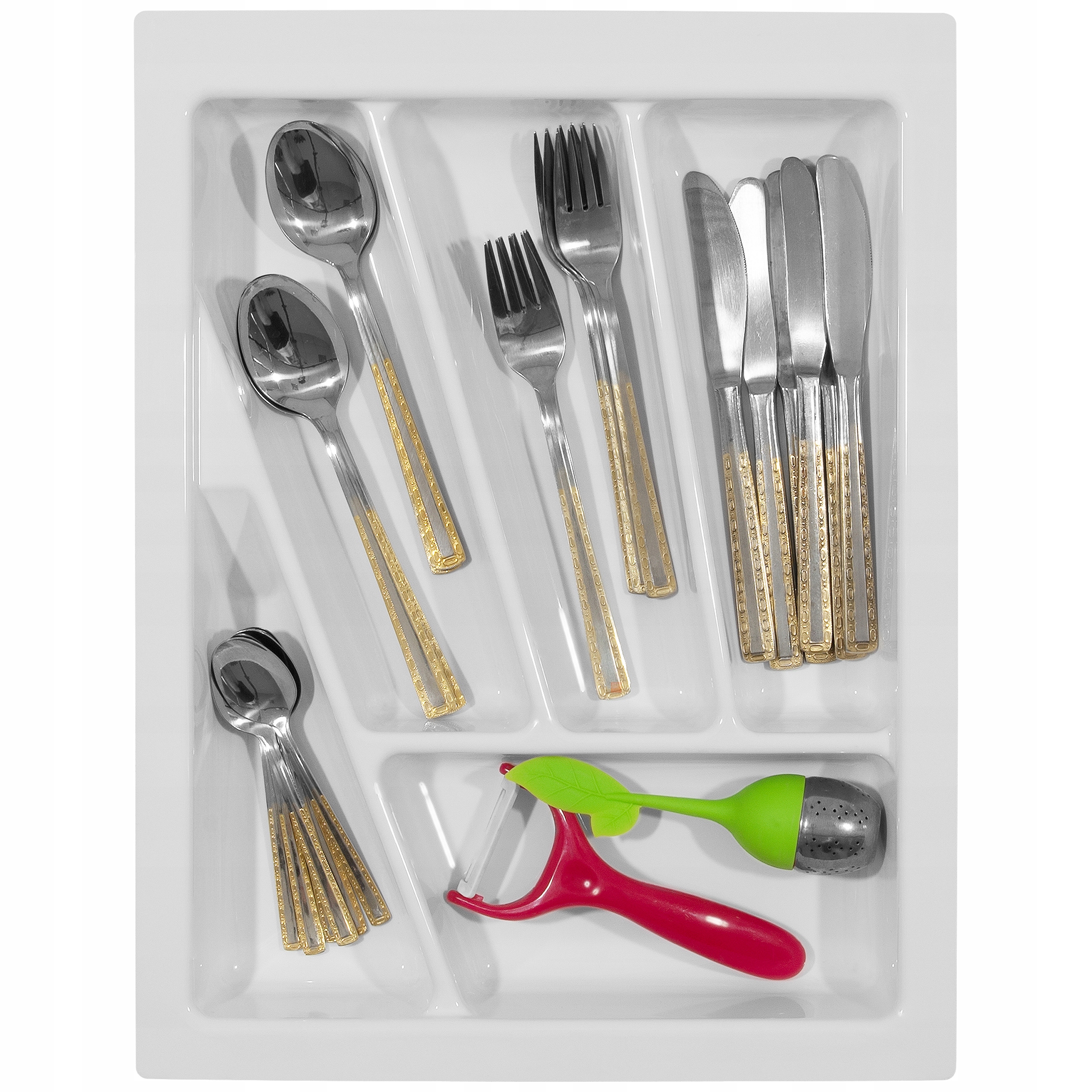 

Wkład na sztućce do szuflady 40/43 Verso Biały