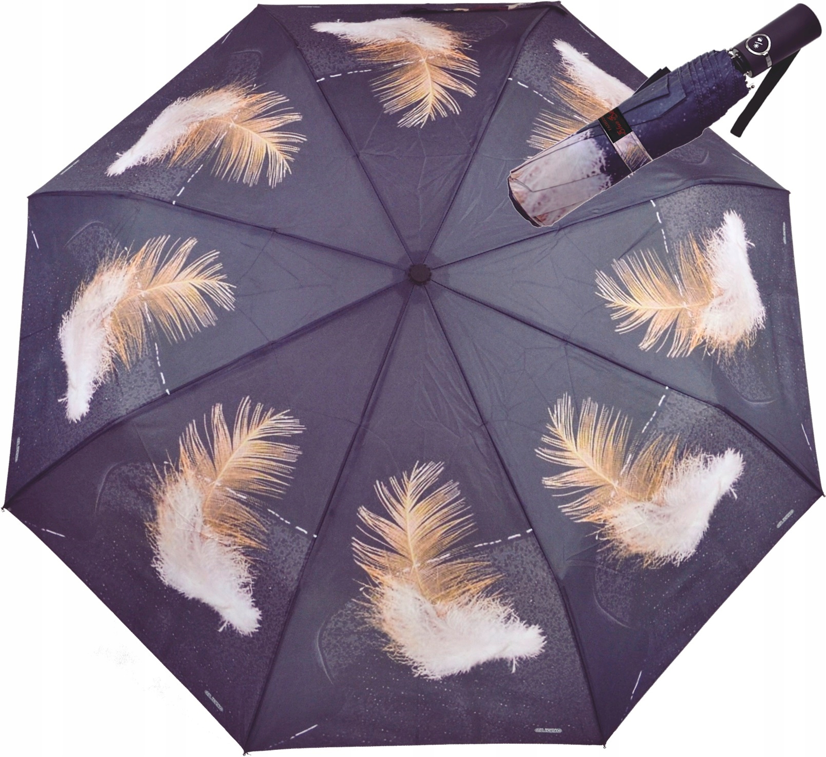 DAMSKA MĘSKA PARASOLKA PARASOL DAMSKI MĘSKI MAŁY MOCNY PEŁNY AUTOMAT UNISEX