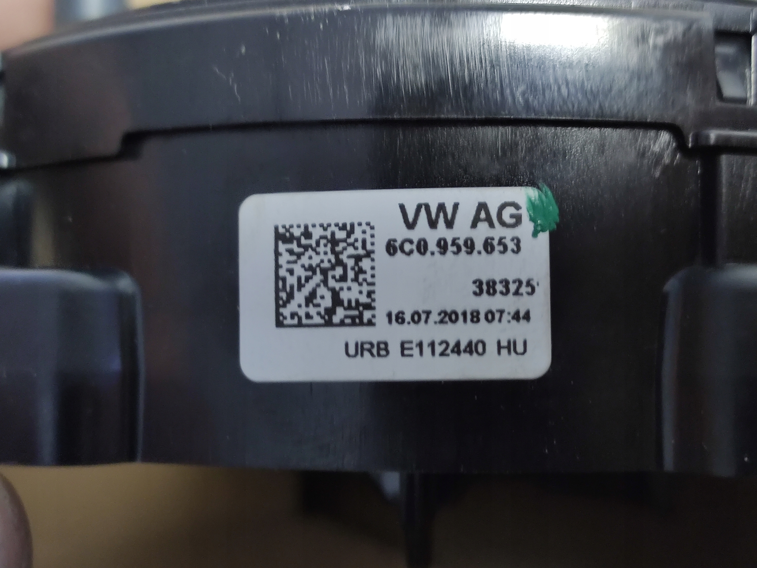 VW POLO 09^ taśma zwijak AIRBAG 6C0959653 Typ samochodu Samochody osobowe