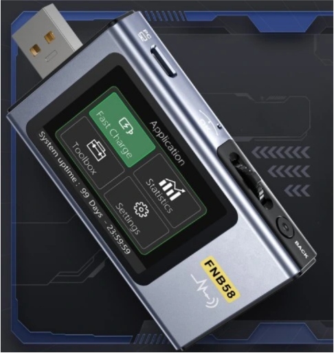 FNIRSI FNB58 adapter portu USB z Bluetooth 7A 28V Informacje o bezpieczeństwie CE