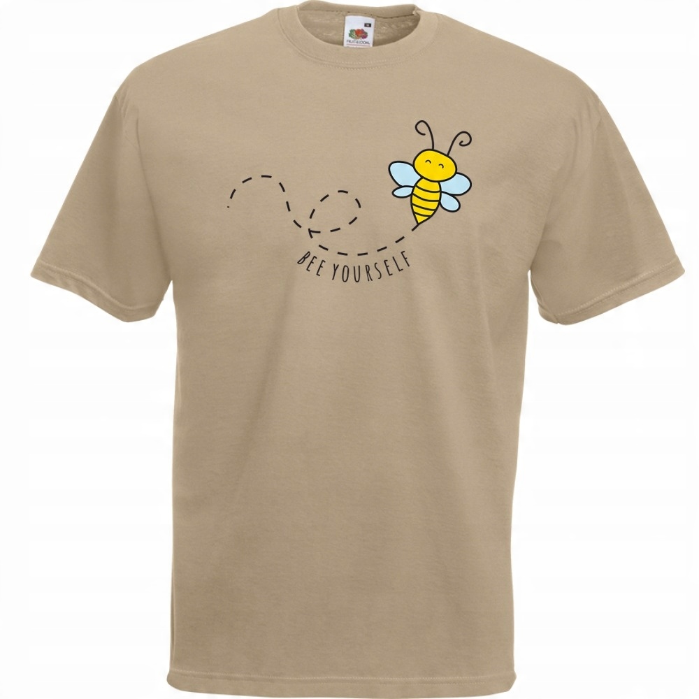 

Koszulka bee yourself pszczółka XL khaki