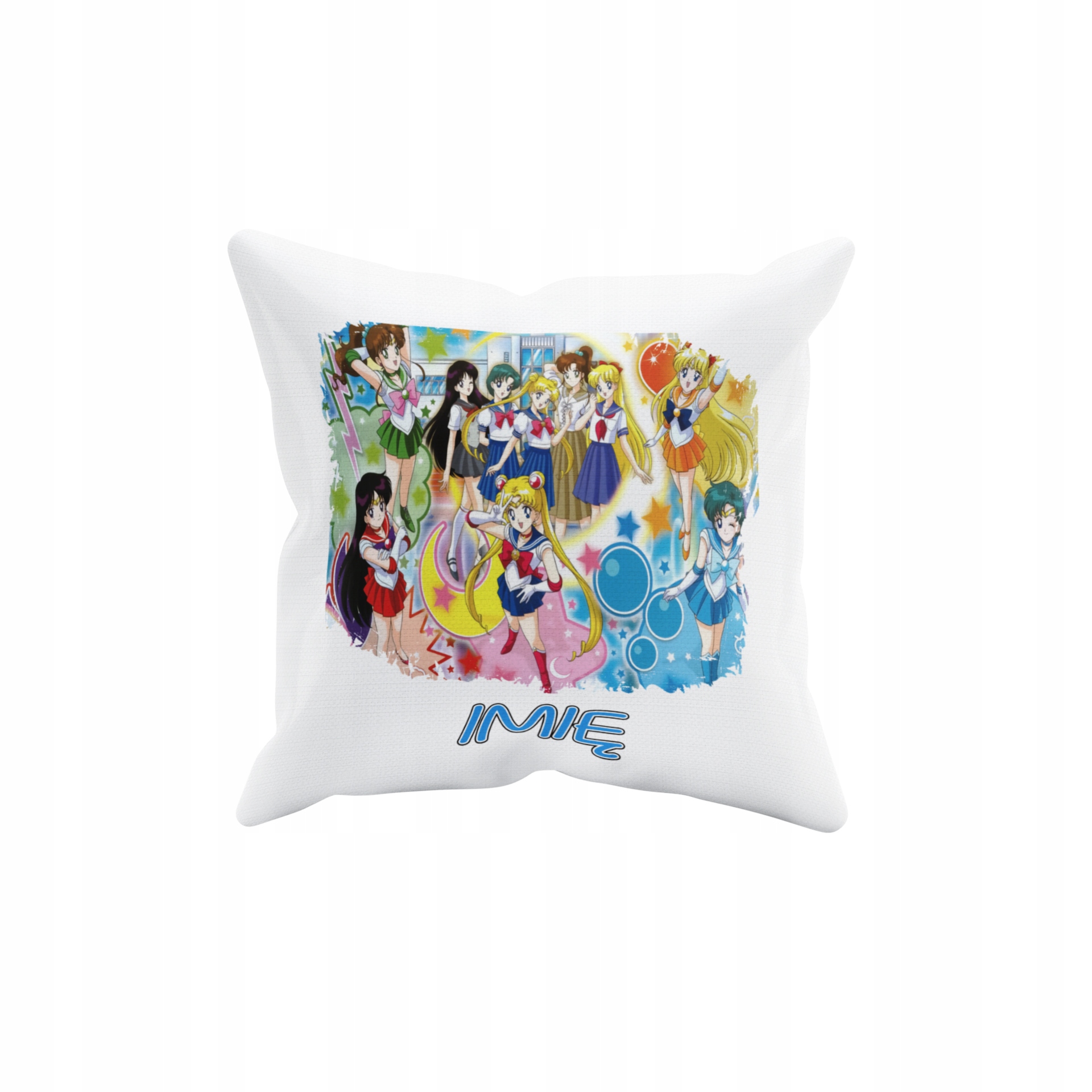 POSZEWKA NA PODUSZKĘ JAŚKA DO PRZEDSZKOLA SAILOR MOON + IMIĘ GRATIS Waga produktu z opakowaniem jednostkowym 0.5 kg